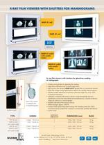 X-Ray film viewers with shutter for mammograms-2