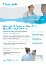 Vitalograph Spirotrac Over-Read Spirometry QA Service - 1