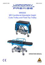 MR5505  MR Conditional Adjustable Height  Cube Trolley and Fixed Top Trolley