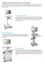 Computer, ward round and nursing trolleys-3