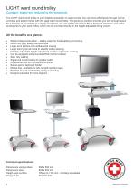 Computer, ward round and nursing trolleys-4