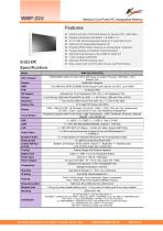 Wincomm WMP-22U Data Sheet V1.0