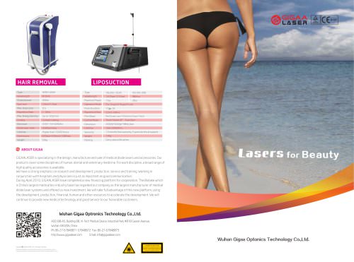 Medical lasers for Beauty, Liposuction and hair removal