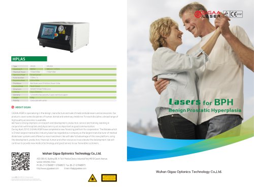 Medical lasers for BPH surgery, Urology