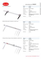 Mechanical portable height rod double scale-1