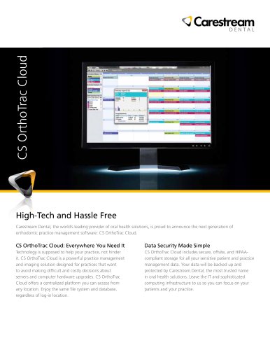 CS OrthoTrac Cloud