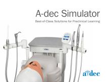 A-dec Simulator Best-of-Class Solutions for Preclinical Learning - 1