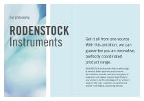 RODENSTOCK Instruments Product Guide 2021 - 2