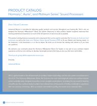 PRODUCTS & ACCESSORIES PRODUCT CATALOG - 2