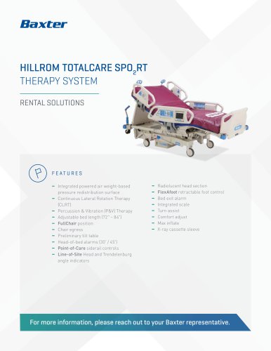 HILLROM TOTALCARE SPO2 RT THERAPY SYSTEM