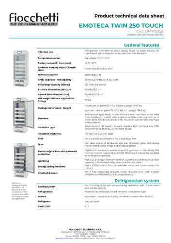EMOTECA TWIN 250 TOUCH