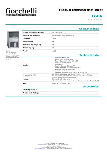 Ice marker cube ice B30A