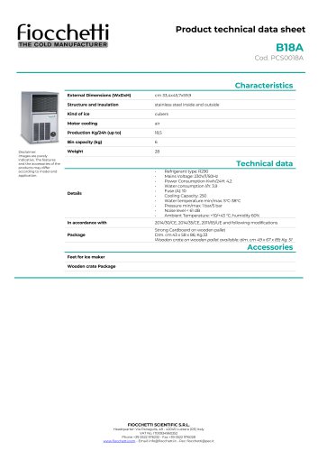 ICEMAKER B18A