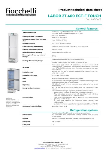LABOR 2T 400 ECT-F TOUCH