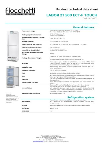 LABOR 2T 500 ECT-F TOUCH