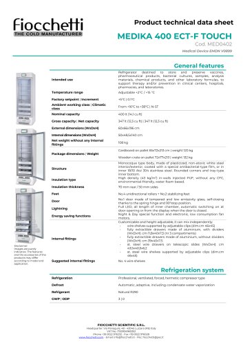 MEDIKA 400 ECT-F TOUCH