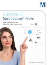 Just Prove it. Spectroquant®  Prove - 1