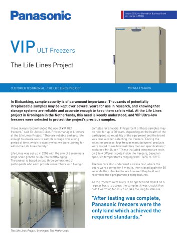 VIP ULT Freezers Customer Testimonial – The Life Lines Project