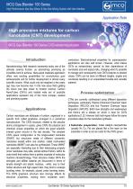 High precision mixtures for carbon nanotubes (CNT) development-1
