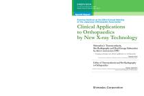 Clinical Applications to Orthopaedics by New X-ray Technology - 1