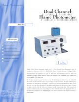 Dual Channel Flame Photometer –391/392 - 1