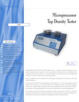 Microprocessor Tap Density Tester 1951 - 1