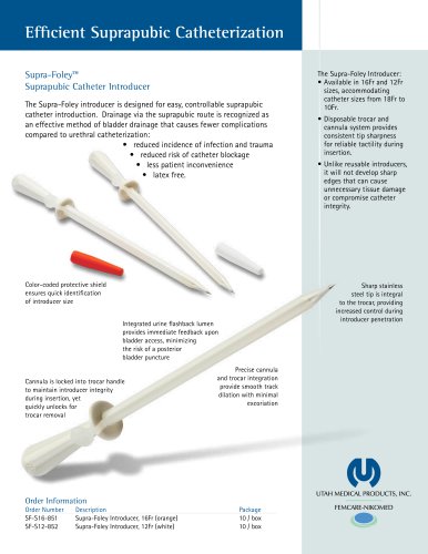 suprapubic catheter foley