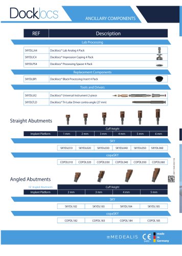 docklocs &ndash; order information