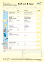 SKY fast & fixed - Order sheet - 2