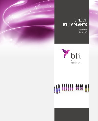 BTI Implant System - Line of BTI Implants