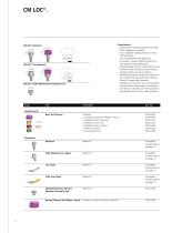 Cendres+Métaux Medtech General Catalogue. - 8