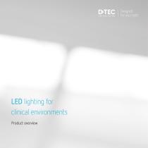 D-TEC LED lighting for clinical environments