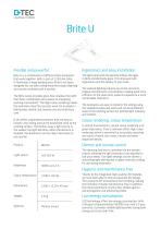 D-tec product sheet Brite U-1