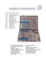 Implant Instruments - 1