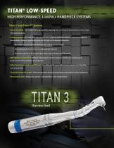 Titan Low-Speed Handpiece Systems Brochure - 2