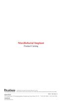 Maxillofacial Implant - 20