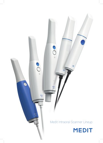 Medit iintraoral scanner lineup