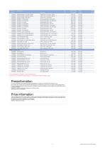 Price List 2026-2