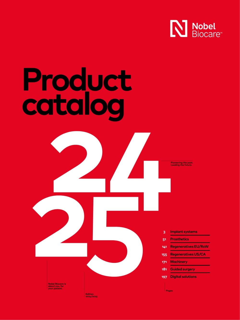 Product catalog 2024/2025 - Nobel Biocare Services AG  