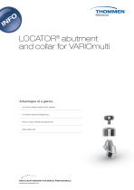 LOCATOR abutment and collar for VARIOmulti