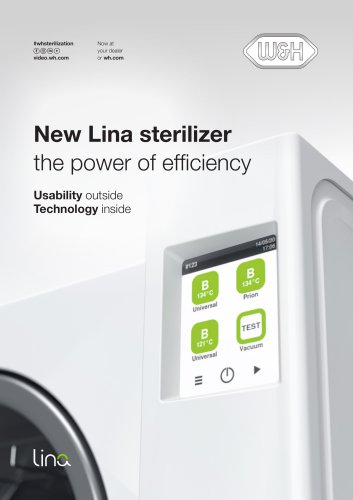 New Lina sterilizer the power of efficiency