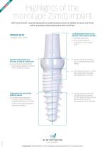 Highlights of the monotype Z5m(t) implant - 1