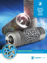 Trabecular MetalTM Dental Implant Brochure