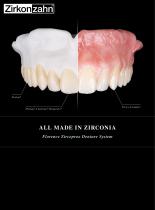 Case gallery All made in zirconia – Florence Zircoprox Denture System