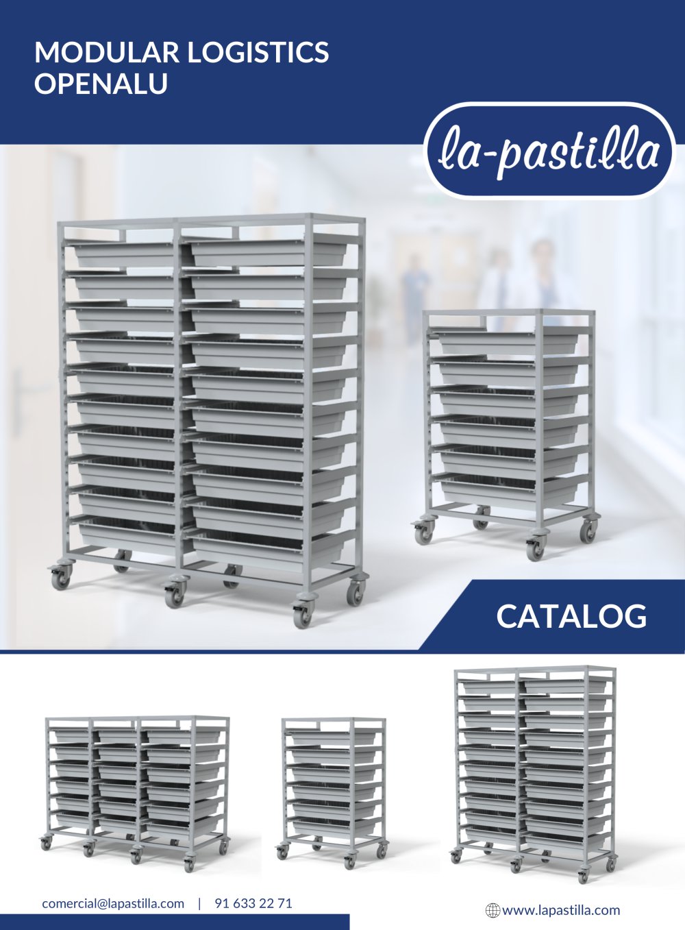 LOG&Iacute;STICA MODULAR ESTANTER&Iacute;AS OPENALU - Behmpat Producciones S.L
