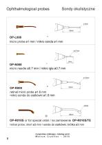 Probes catalogue for Cryo-S Classic/Mini - 10