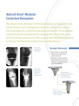 Natural-Knee Modular Cemented Baseplate - 2