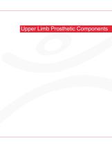 Upper Limb Prosthetic Components Catalogue - 2