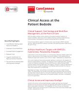 Clinical Access at the Patient Bedside - 1