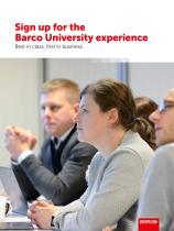 Sign up for the Barco University experience - 1